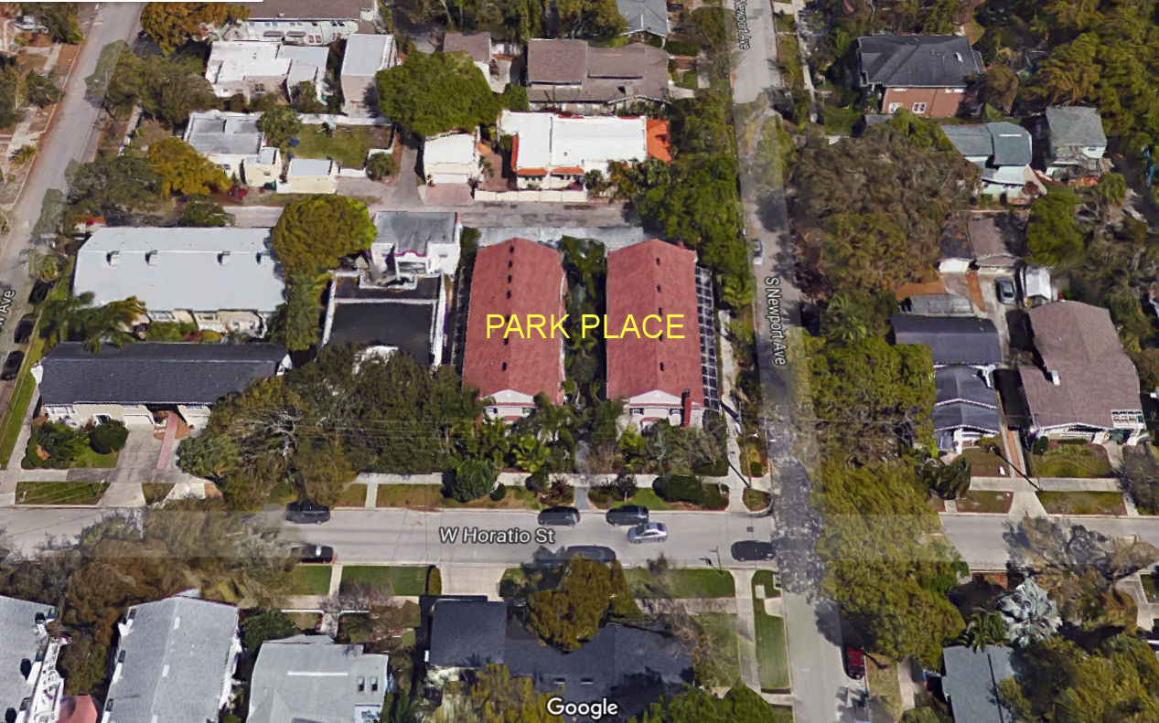 Aerial photo of Park Place