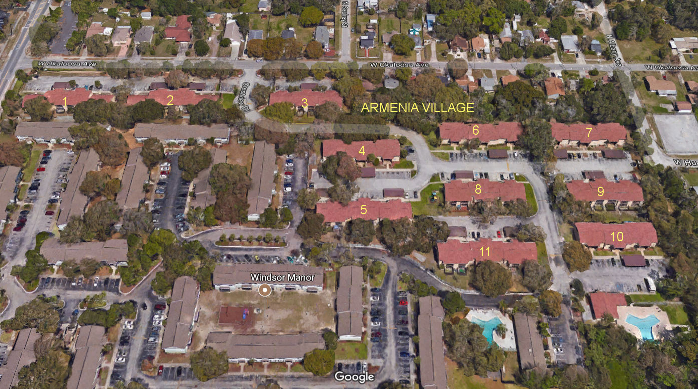 Aerial photo of Armenia Village