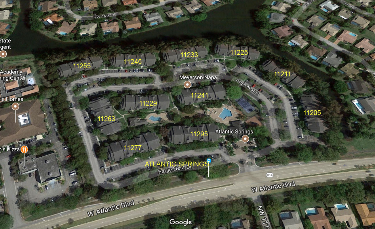 Aerial photo of Atlantic Springs (A to K)