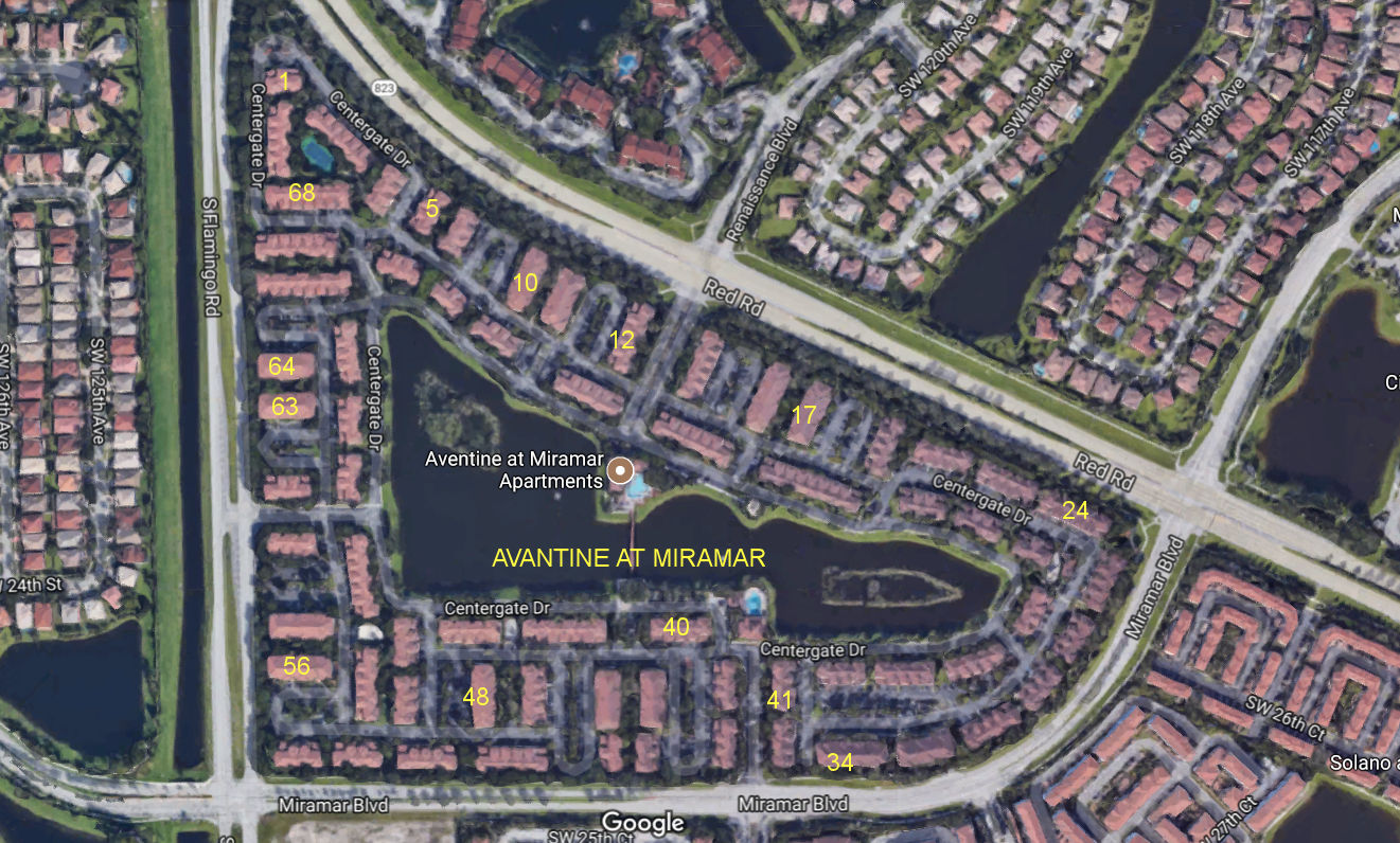 Aerial photo of Aventine at Miramar