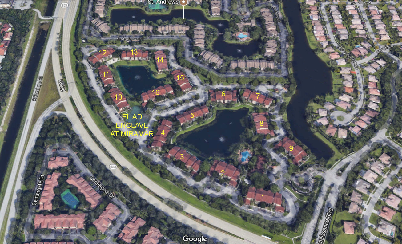 Aerial photo of El Ad Enclave at Miramar