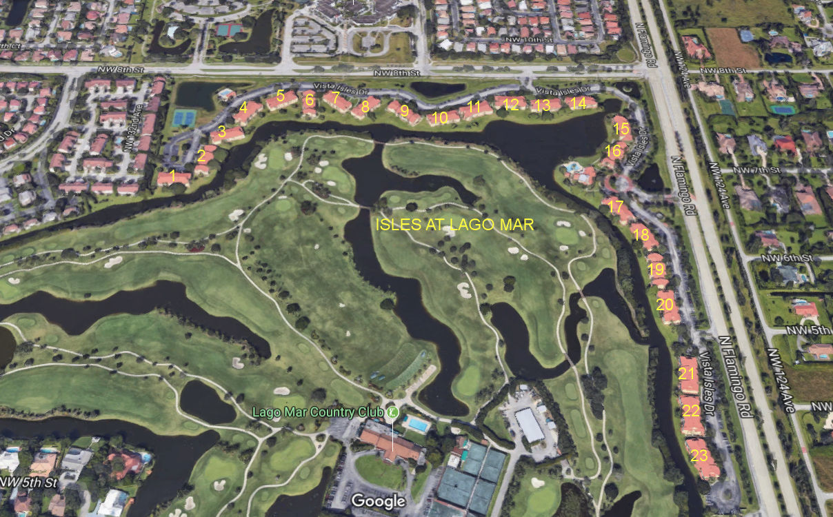 Aerial photo of Isles at Lago Mar