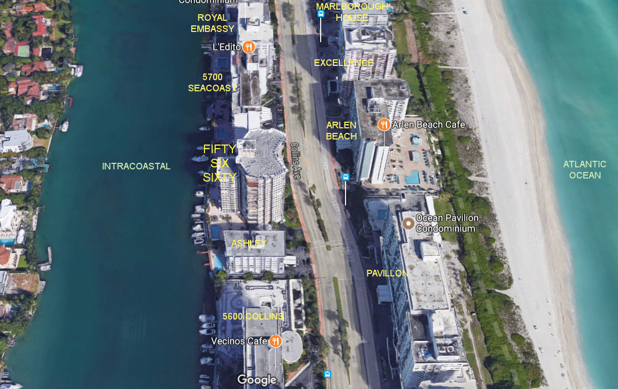 Aerial photo of Fifty Six Sixty