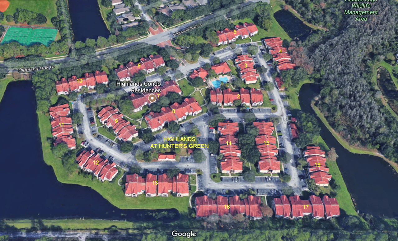 Aerial photo of Highlands at Hunter's Green