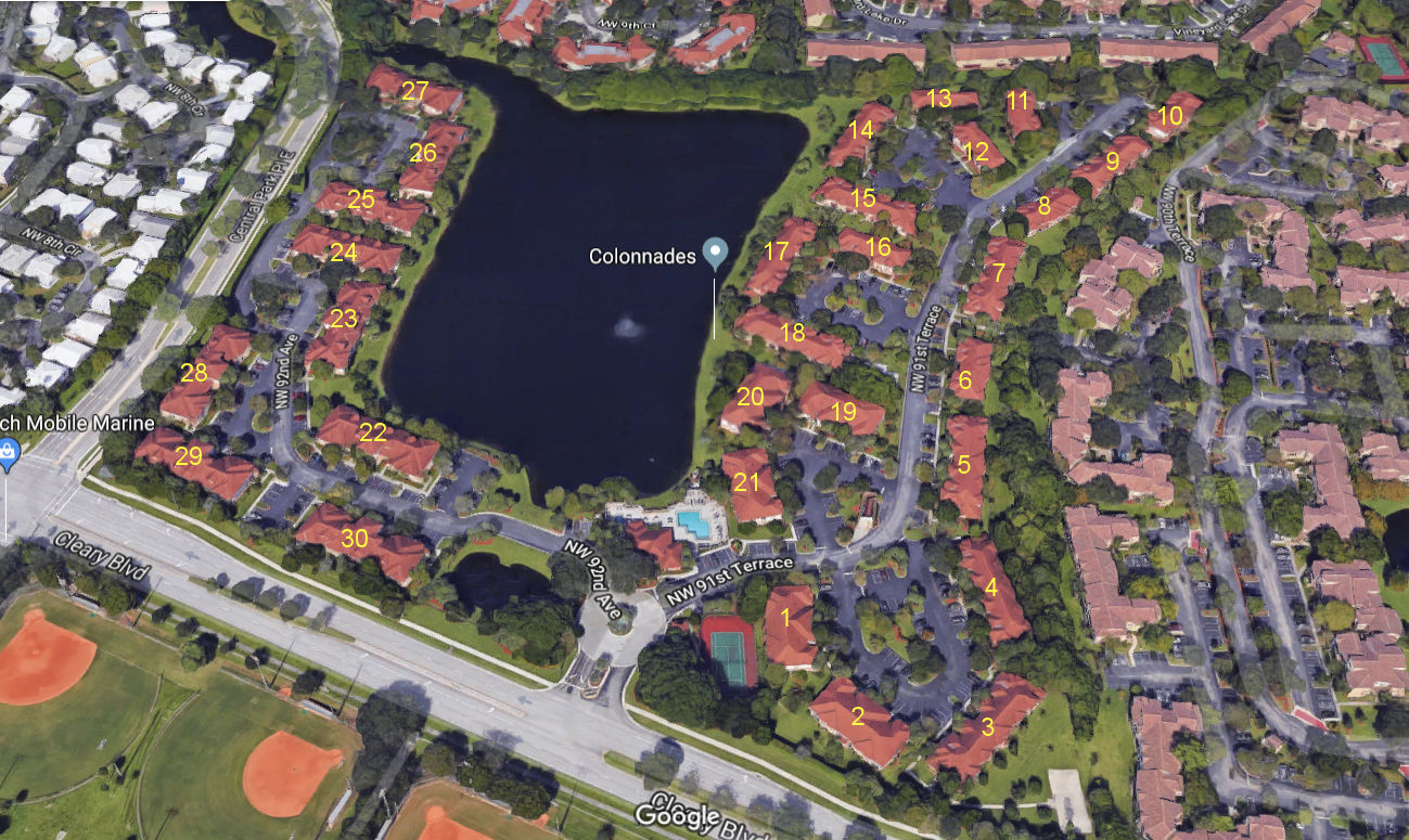 Aerial photo of Colonnades (The)