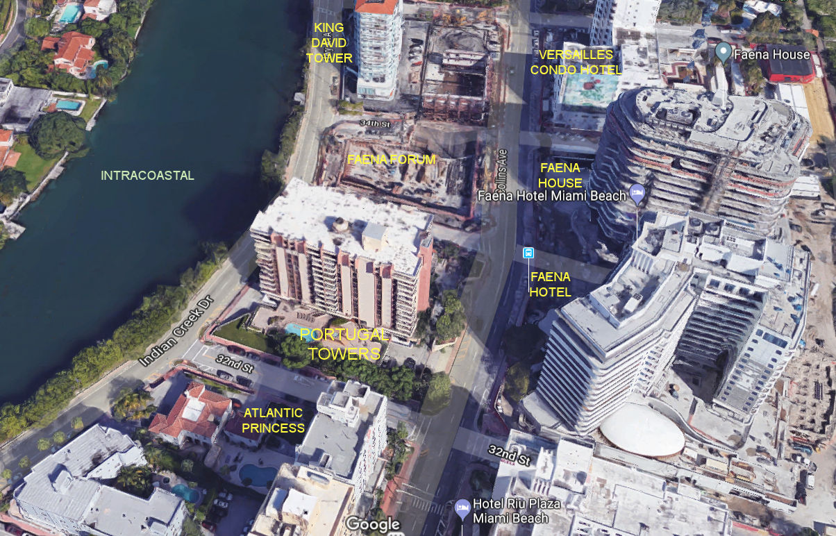 Aerial photo of Portugal Towers