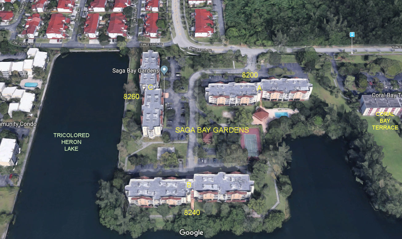 Aerial photo of Saga Bay Gardens 8200-8240-8260