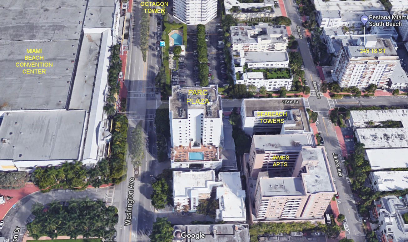 Aerial photo of Parc Plaza