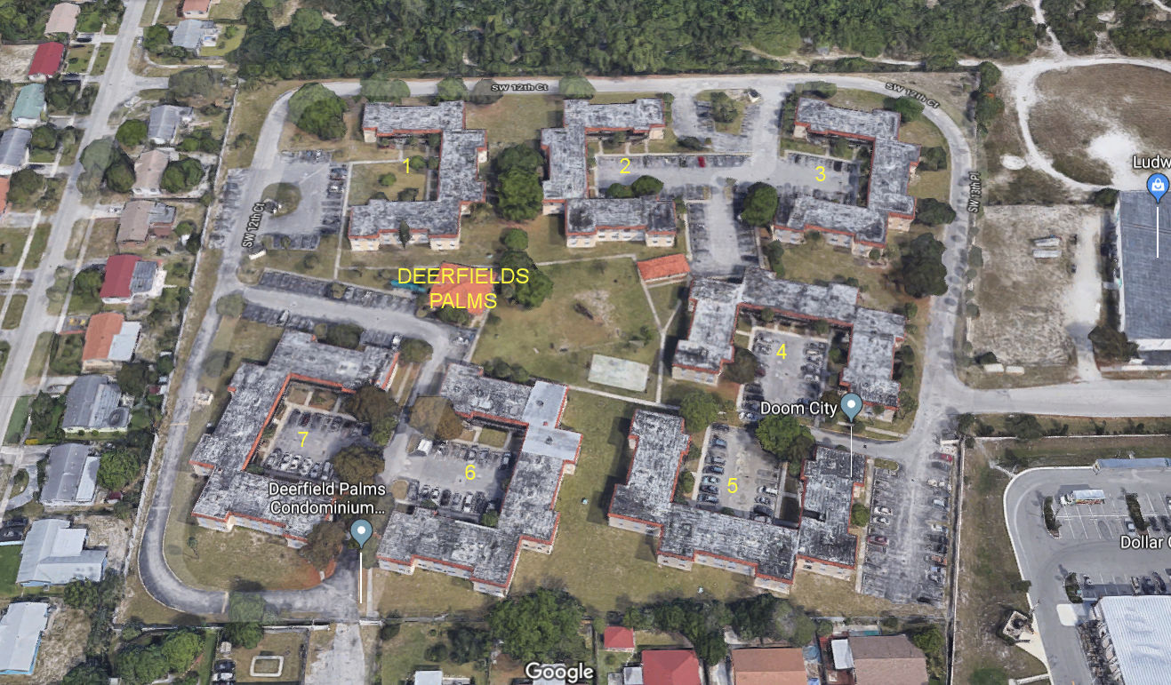 Aerial photo of Deerfield Palms (1-7)