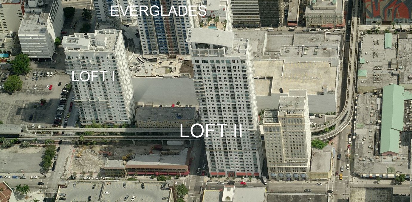 Aerial photo of Loft Downtown 2