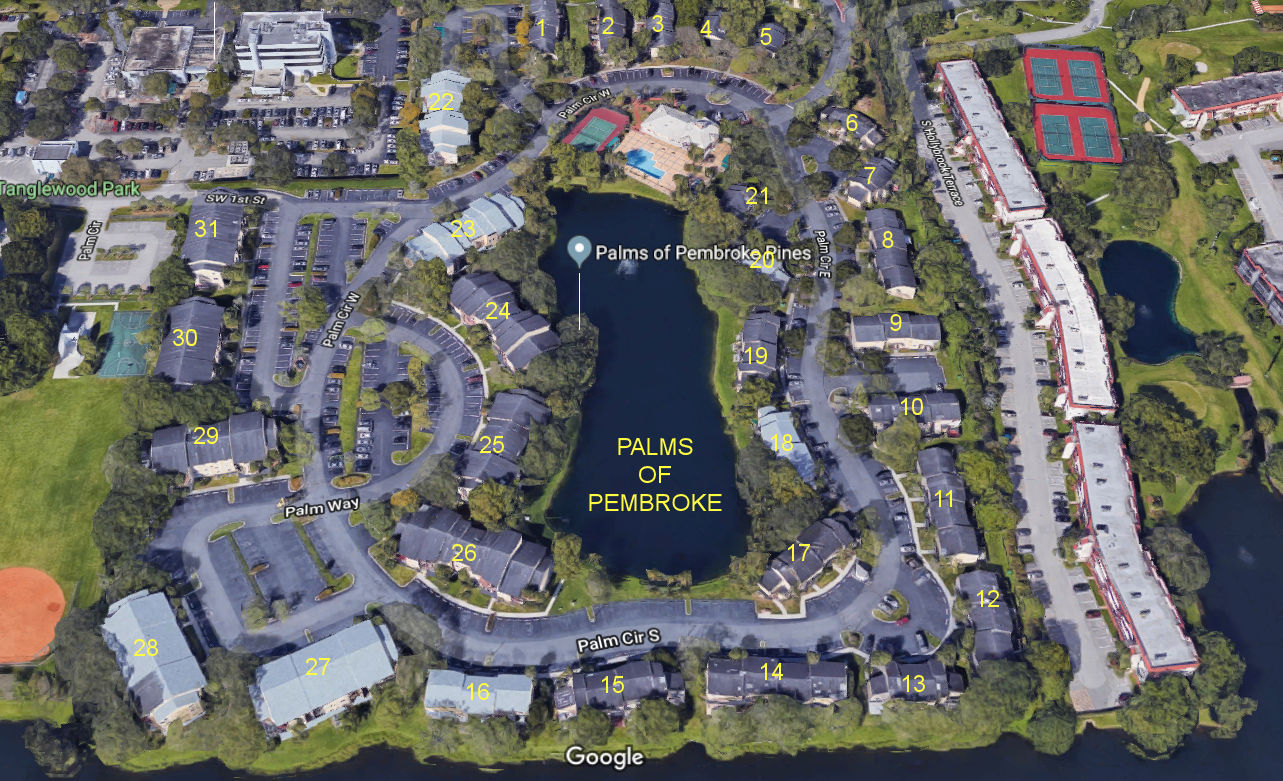 Aerial photo of Palms of Pembroke