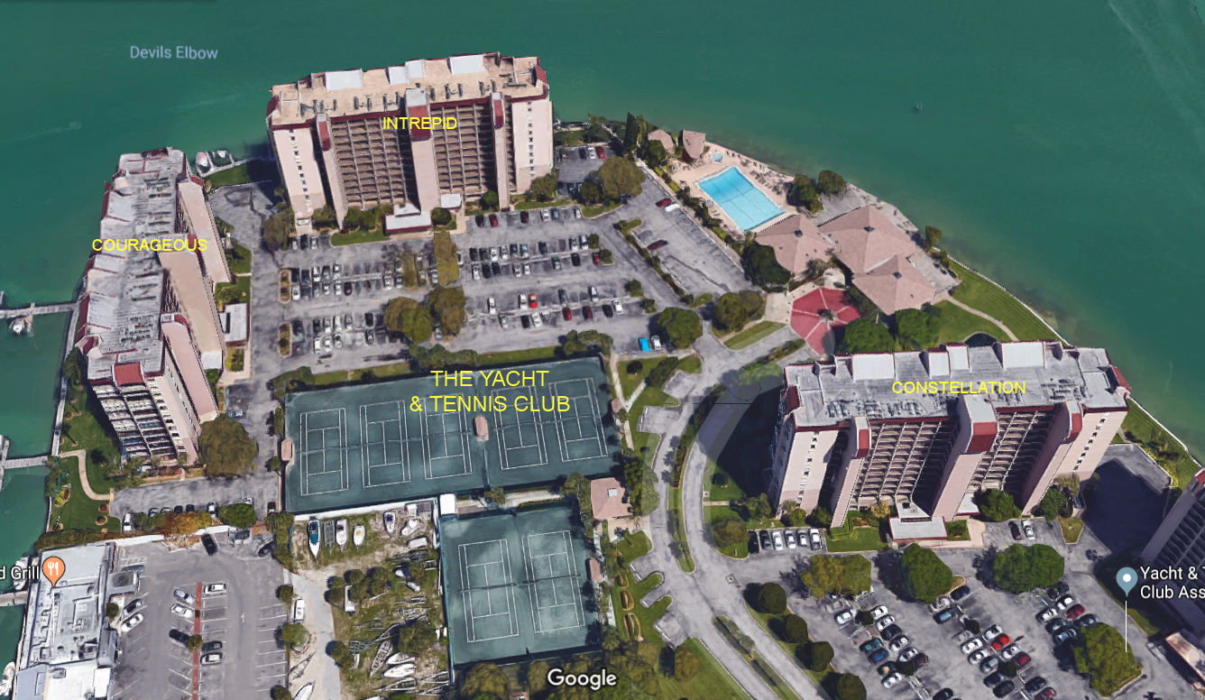 Aerial photo of Yacht & Tennis Club - Intrepid