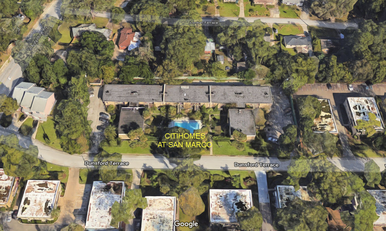 Aerial photo of Citihomes at San Marco