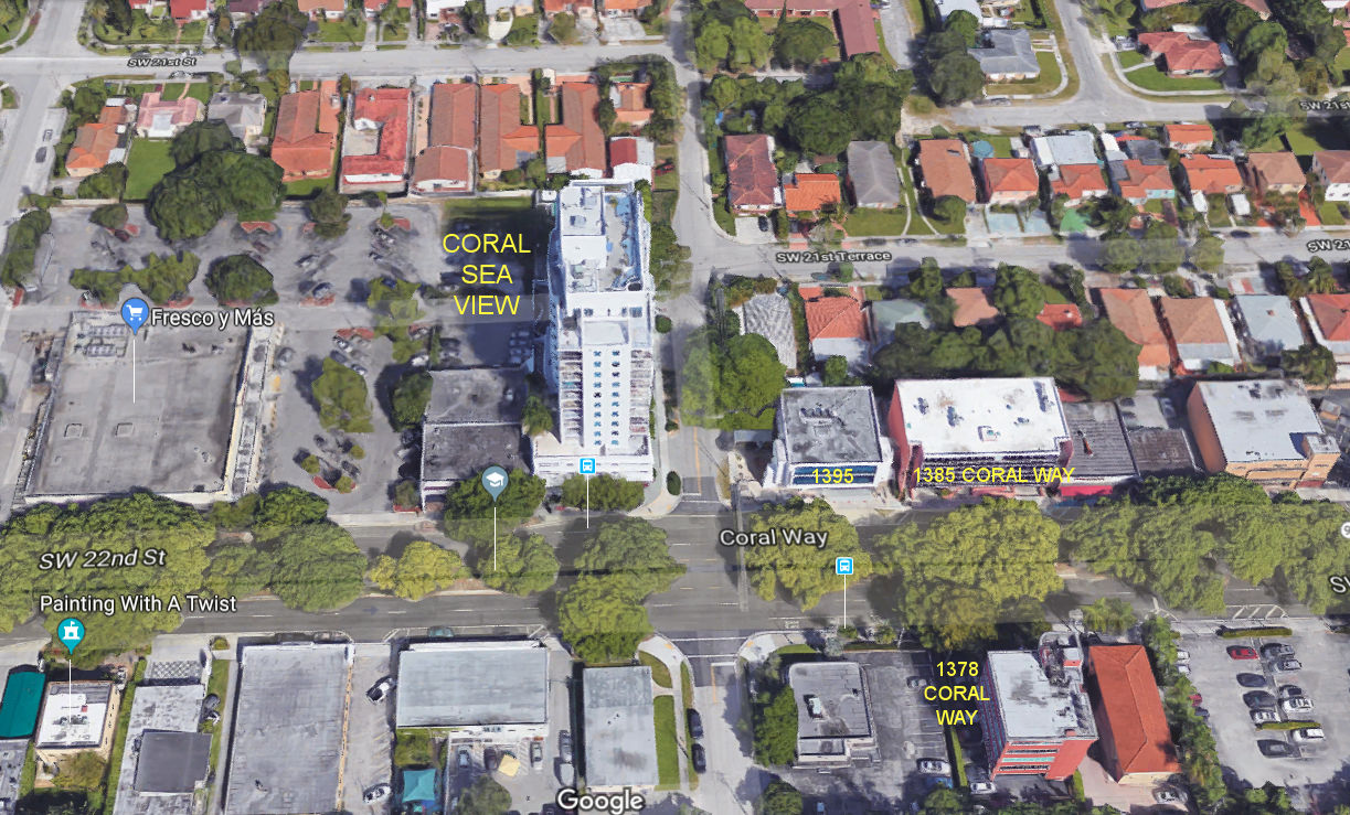 Aerial photo of Coral Sea View