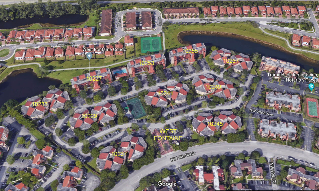 Aerial photo of West Fontaine (10227-10257)