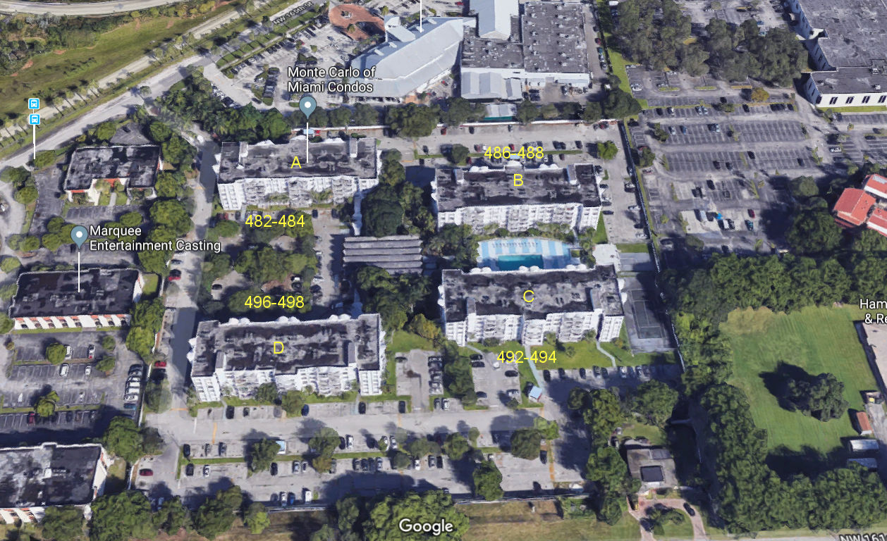 Aerial photo of Monte Carlo (A-B-C&D)