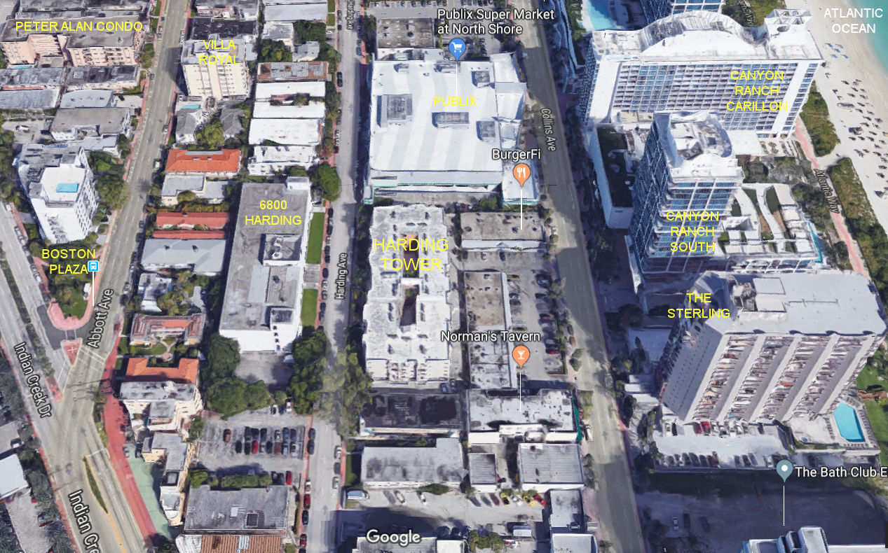 Aerial photo of Harding Tower