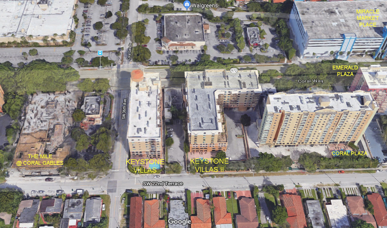 Aerial photo of Keystone Villas II