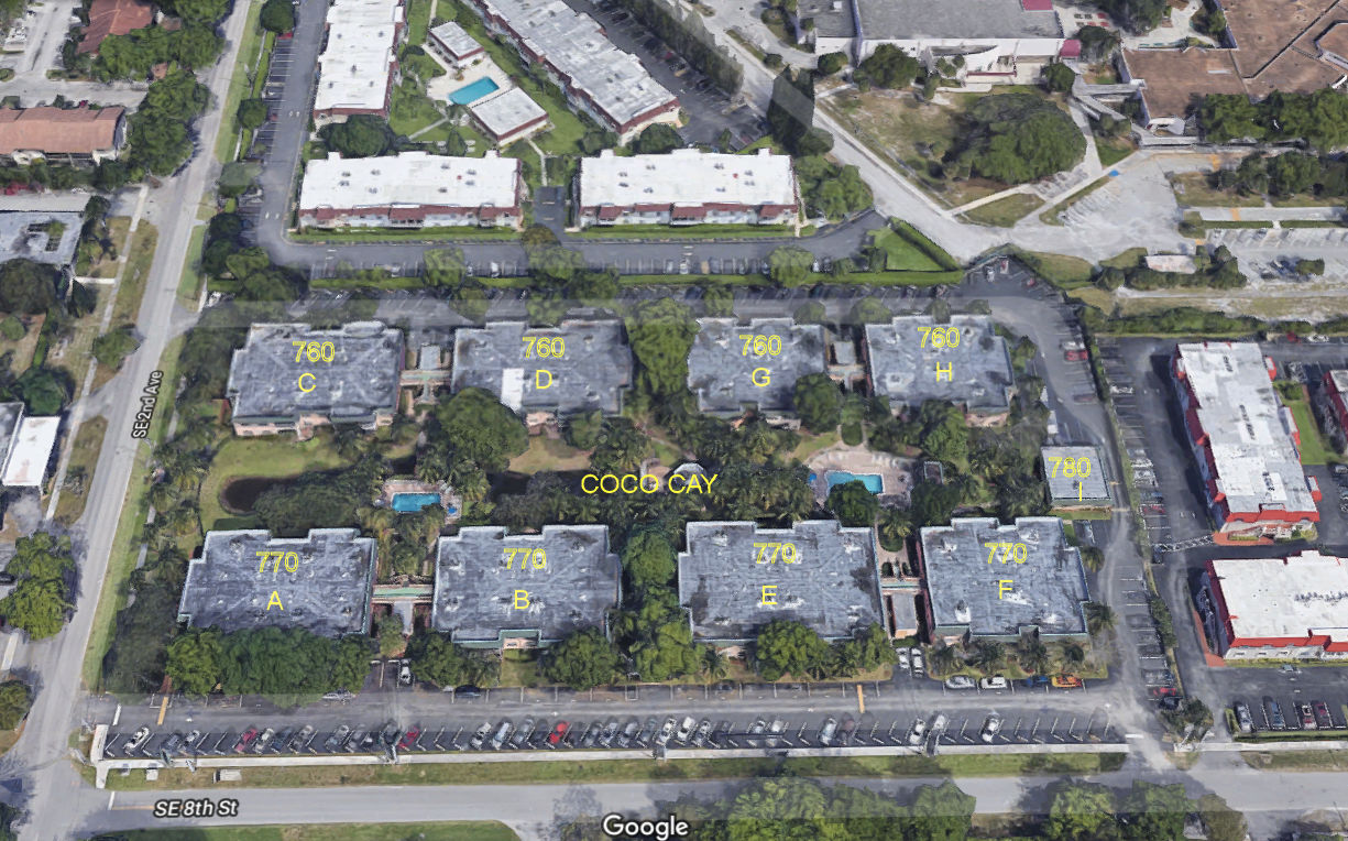 Aerial photo of Coco Cay