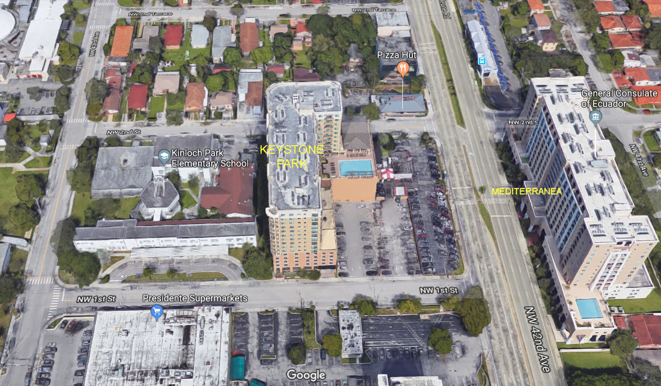 Aerial photo of Keystone Park