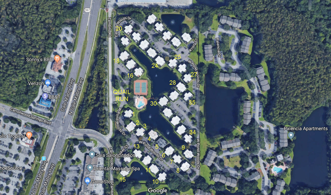 Aerial photo of Quail Run