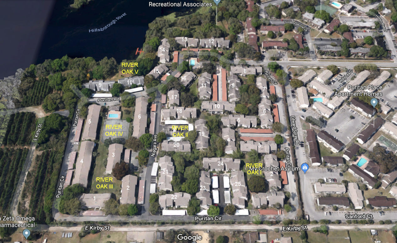 Aerial photo of River Oaks