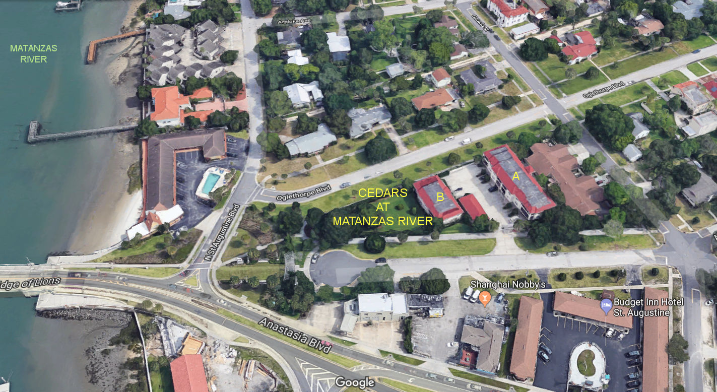 Aerial photo of Cedars at Matanzas River