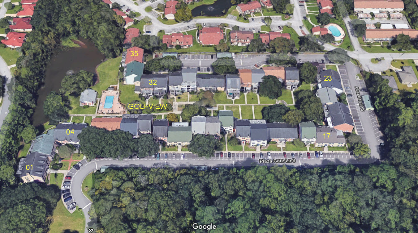 Aerial photo of Golfview