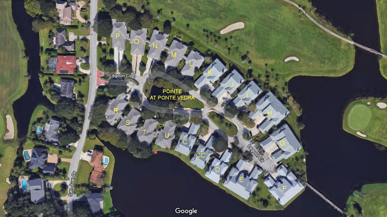 Aerial photo of Pointe at Ponte Vedra