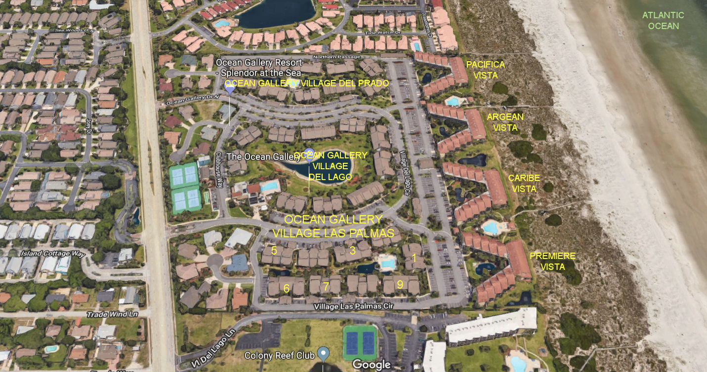 Aerial photo of Ocean Gallery Las Palmas