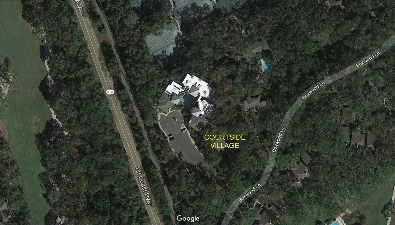 Aerial photo of Courtside Village