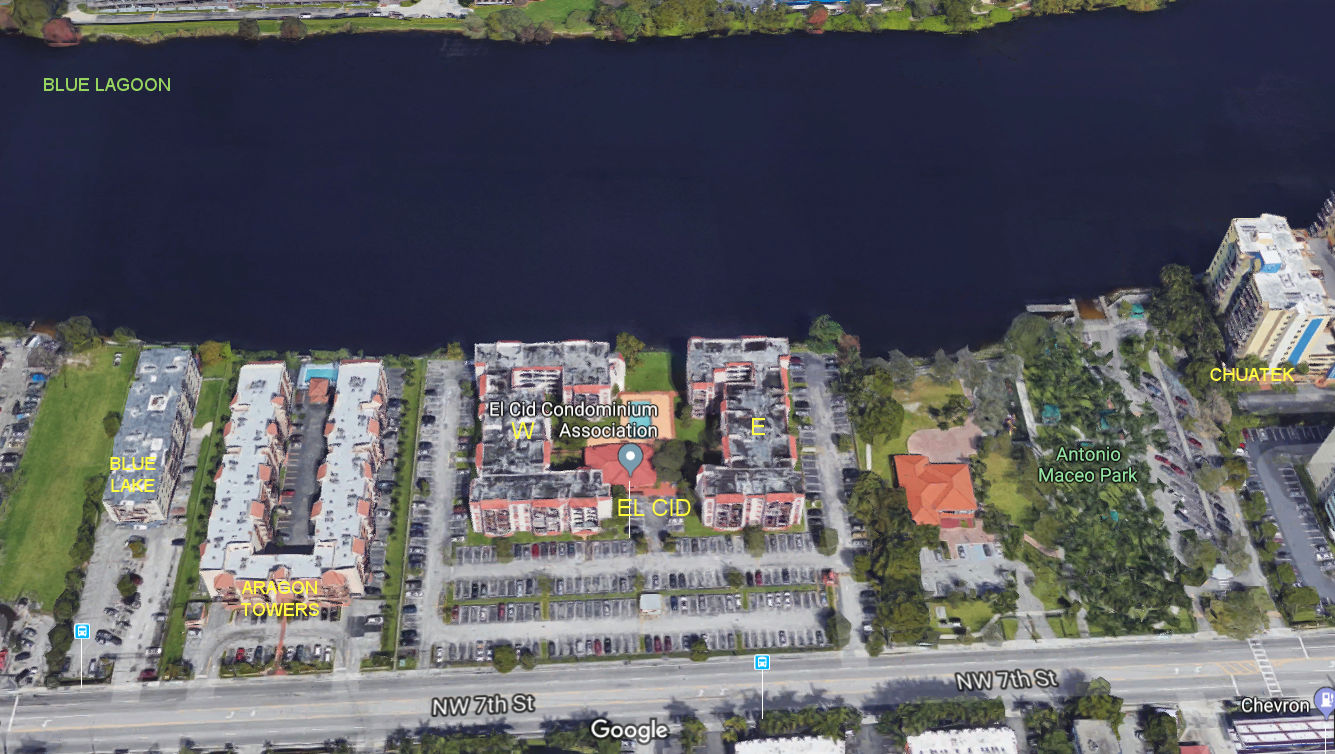 Aerial photo of El Cid (East & West)