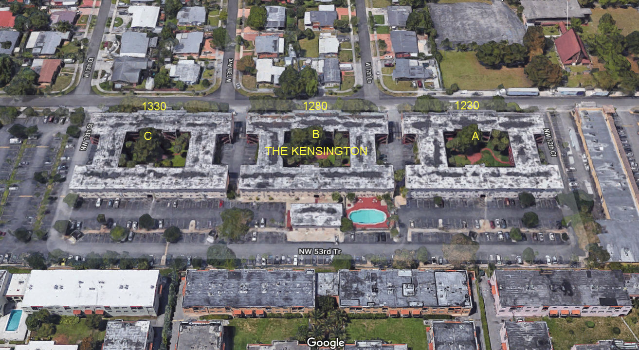 Aerial photo of Kensington (A,B&C)