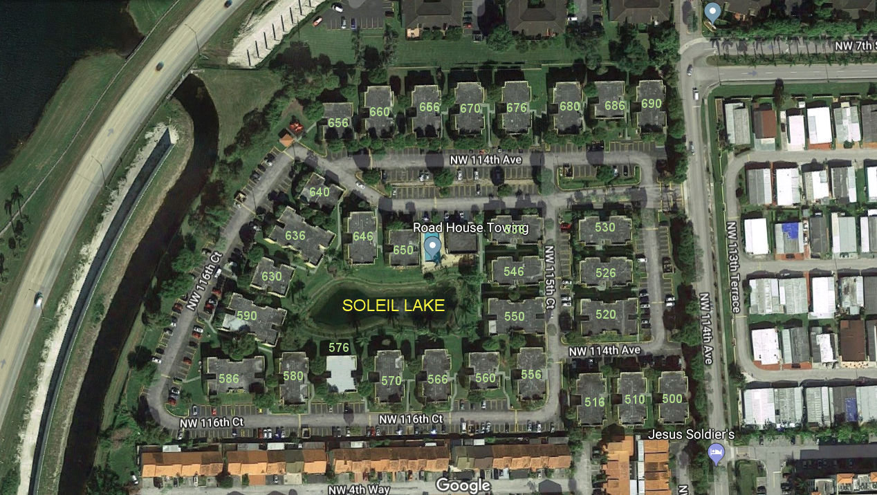 Aerial photo of Soleil Lake