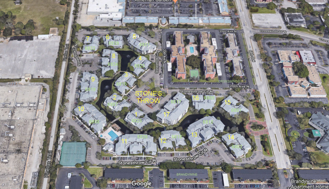 Aerial photo of Stone's Throw (1 to 17)