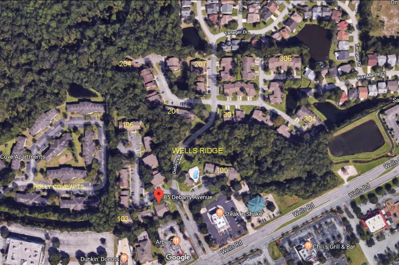 Aerial photo of Wells Ridge