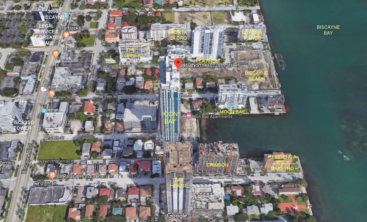 Aerial photo of Icon Bay