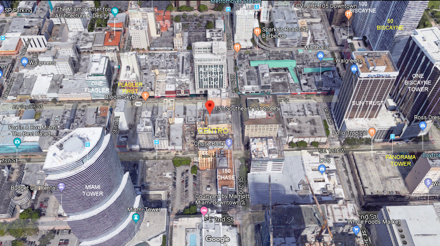 Aerial photo of Centro