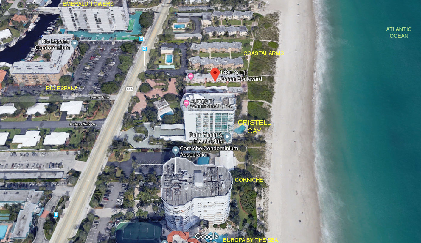 Aerial photo of Cristelle Cay