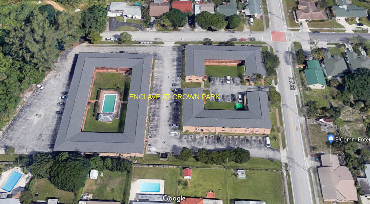 Aerial photo of Enclave at Crown Park