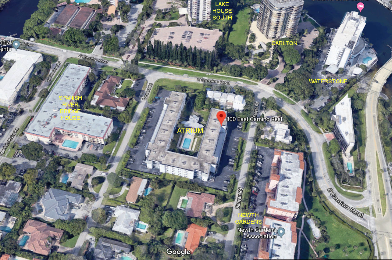 Aerial photo of Atrium