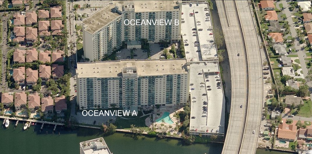 Aerial photo of OceanView A