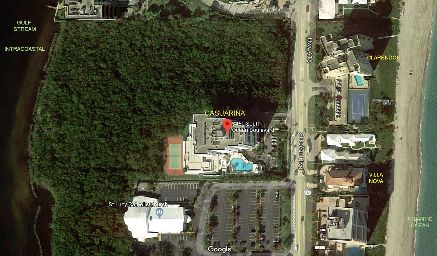 Aerial photo of Casuarina