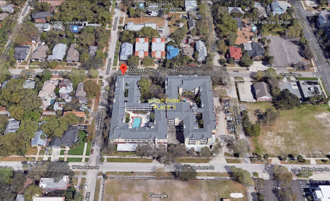 Aerial photo of Hyde Park Place II