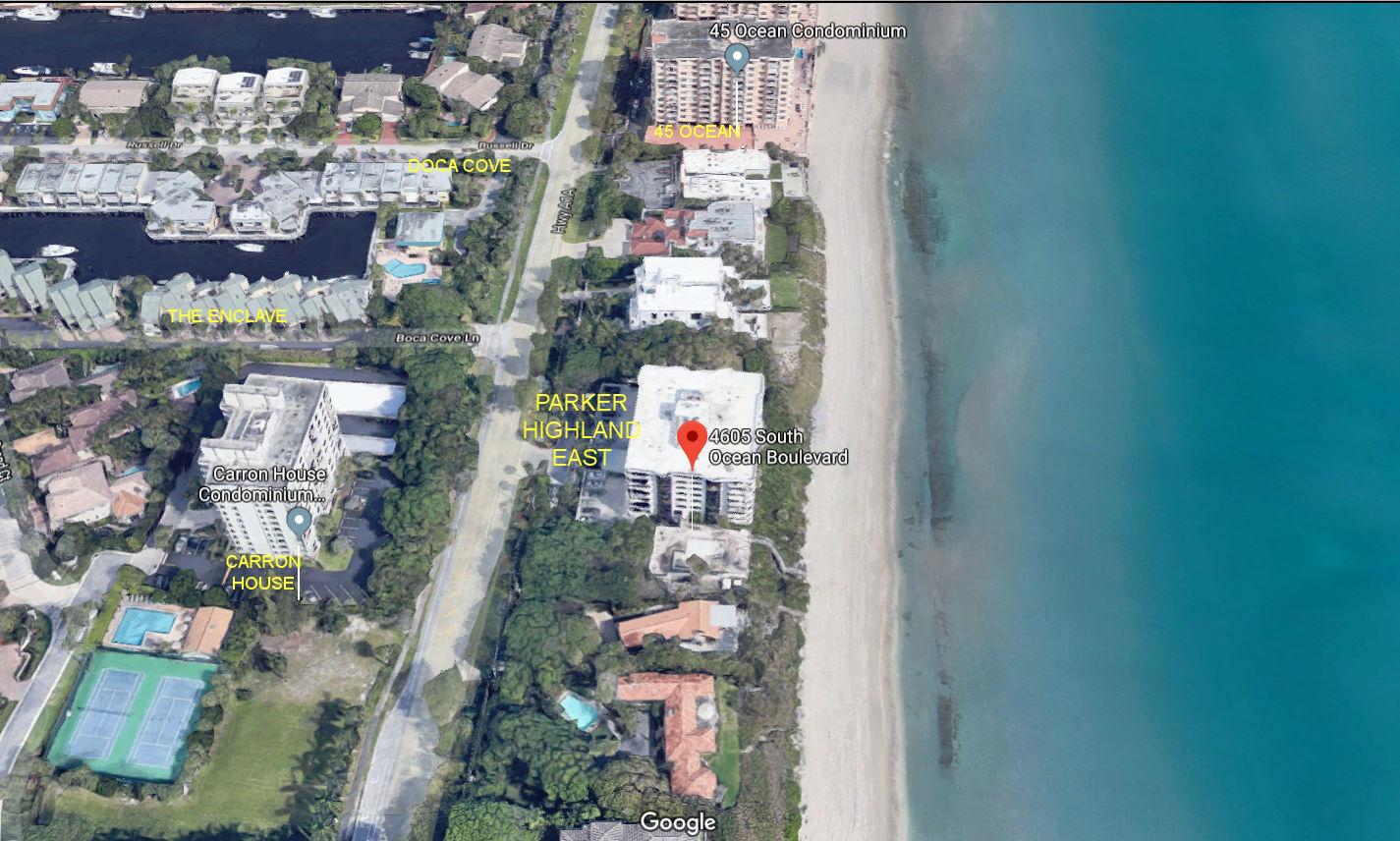 Aerial photo of Parker Highland East