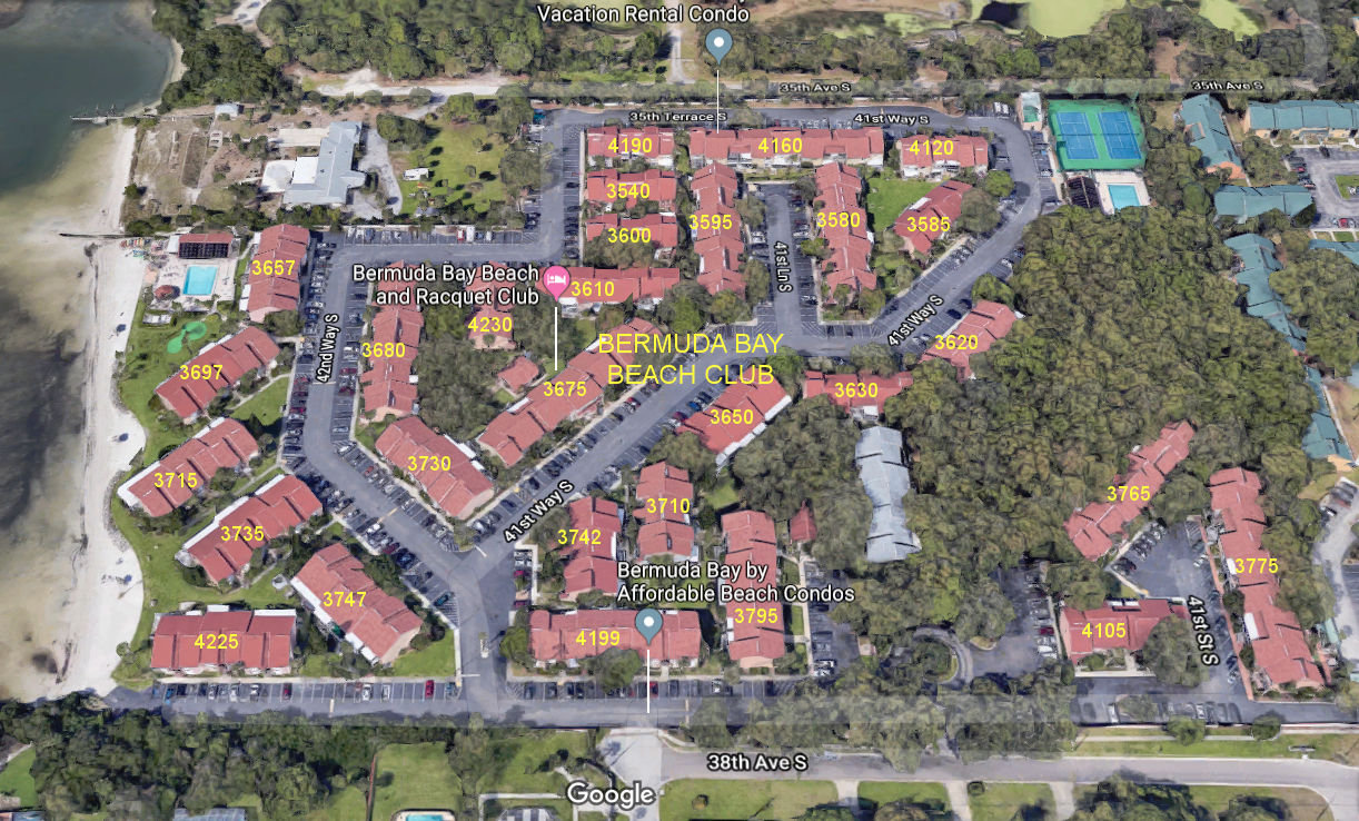 Aerial photo of Bermuda Bay Beach