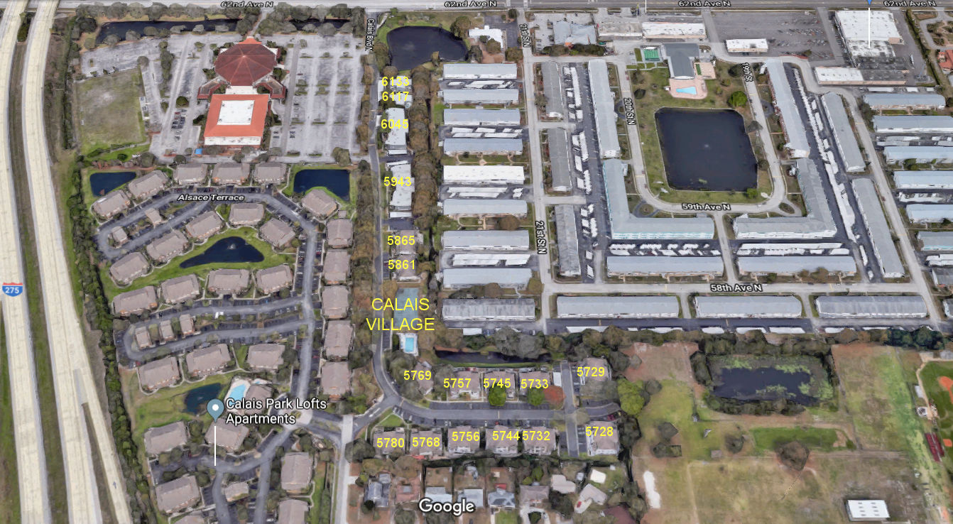 Aerial photo of Calais Village