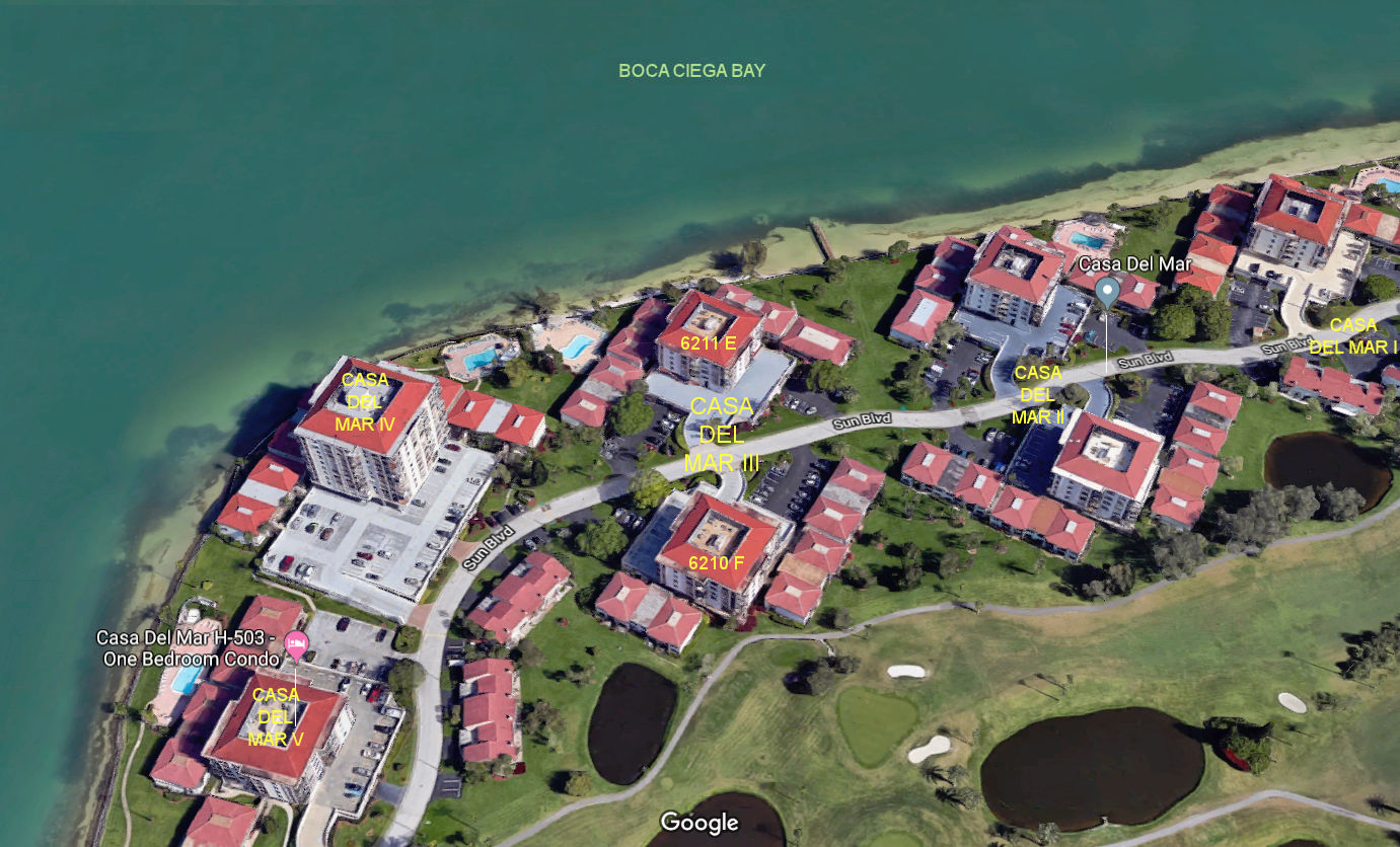 Aerial photo of Casa del Mar III (E&F)