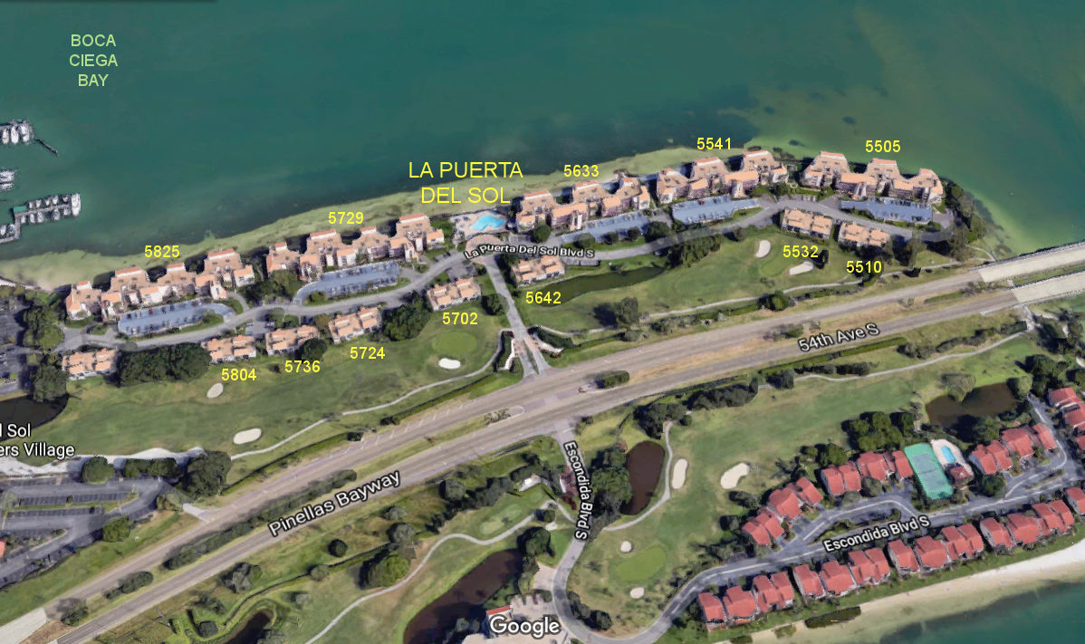 Aerial photo of La Puerta del Sol