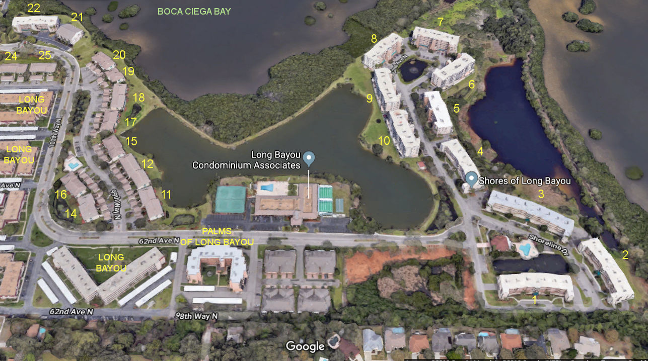 Aerial photo of Shores of Long Bayou